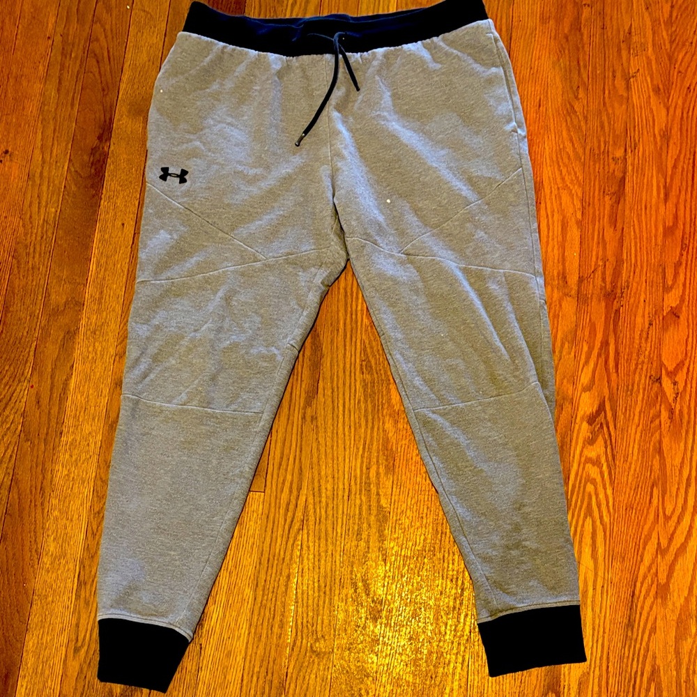 Under Armour Gray and Black Sweatpants